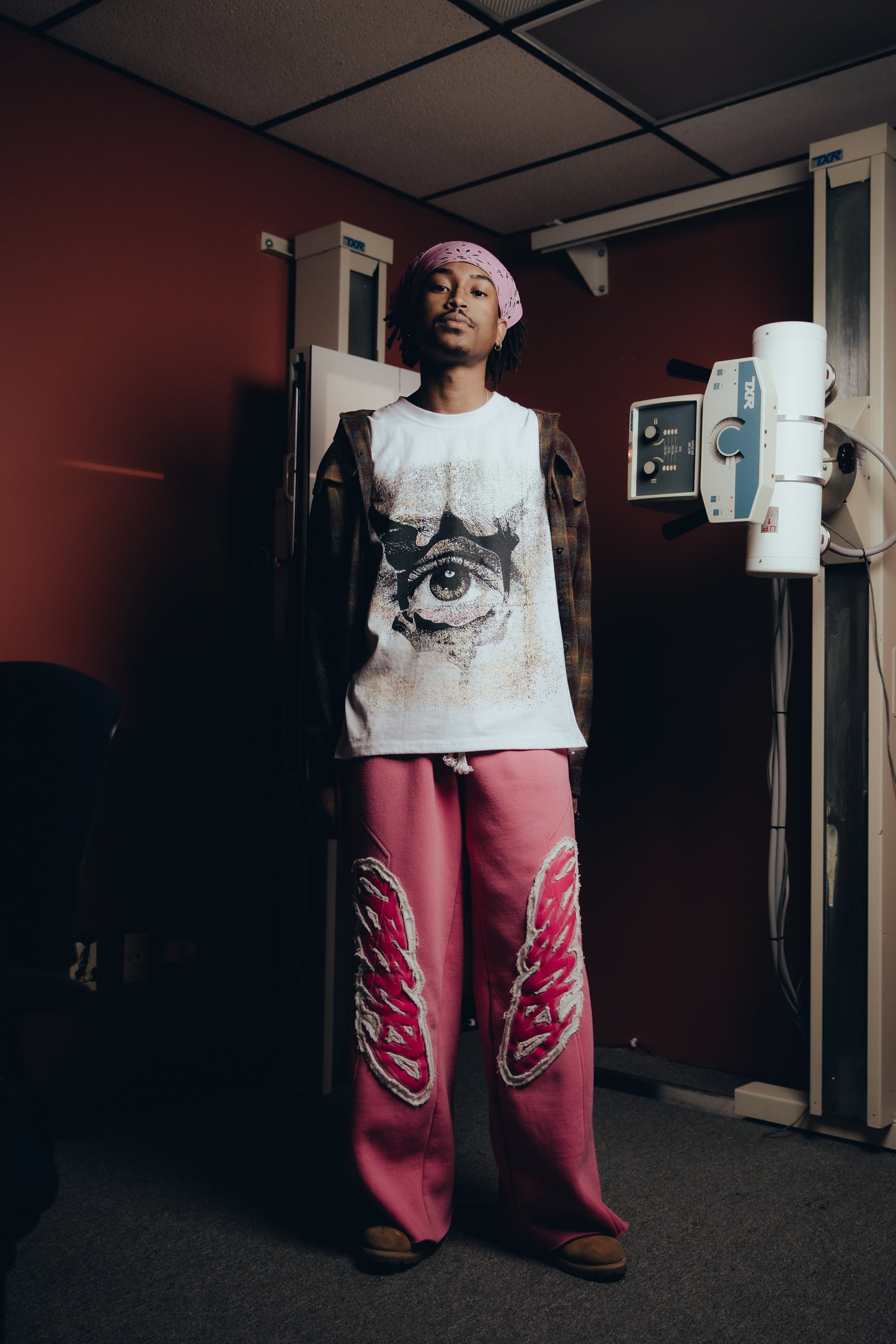 Pink "Symmetry" Sweats