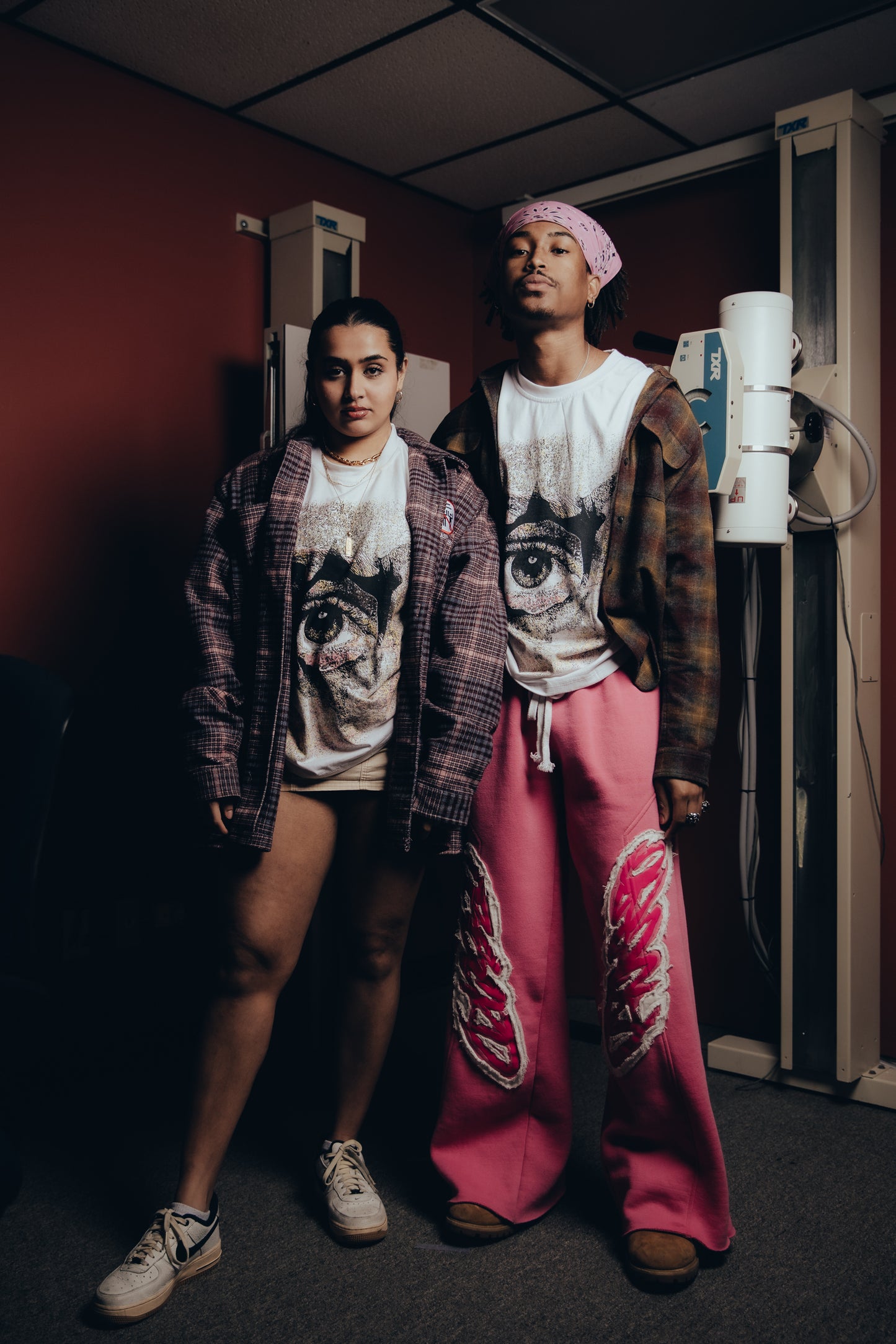 Pink "Symmetry" Sweats