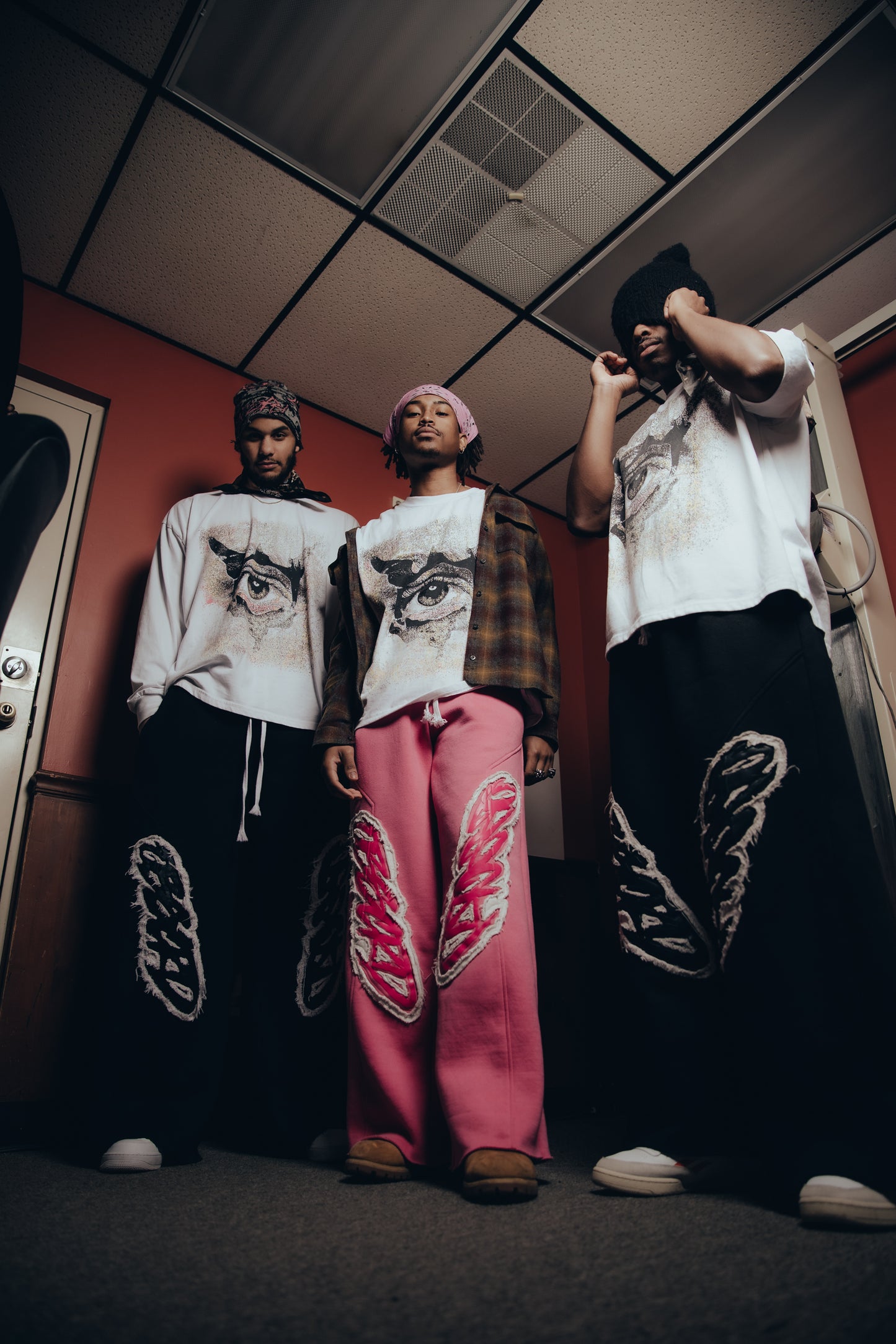 Pink "Symmetry" Sweats