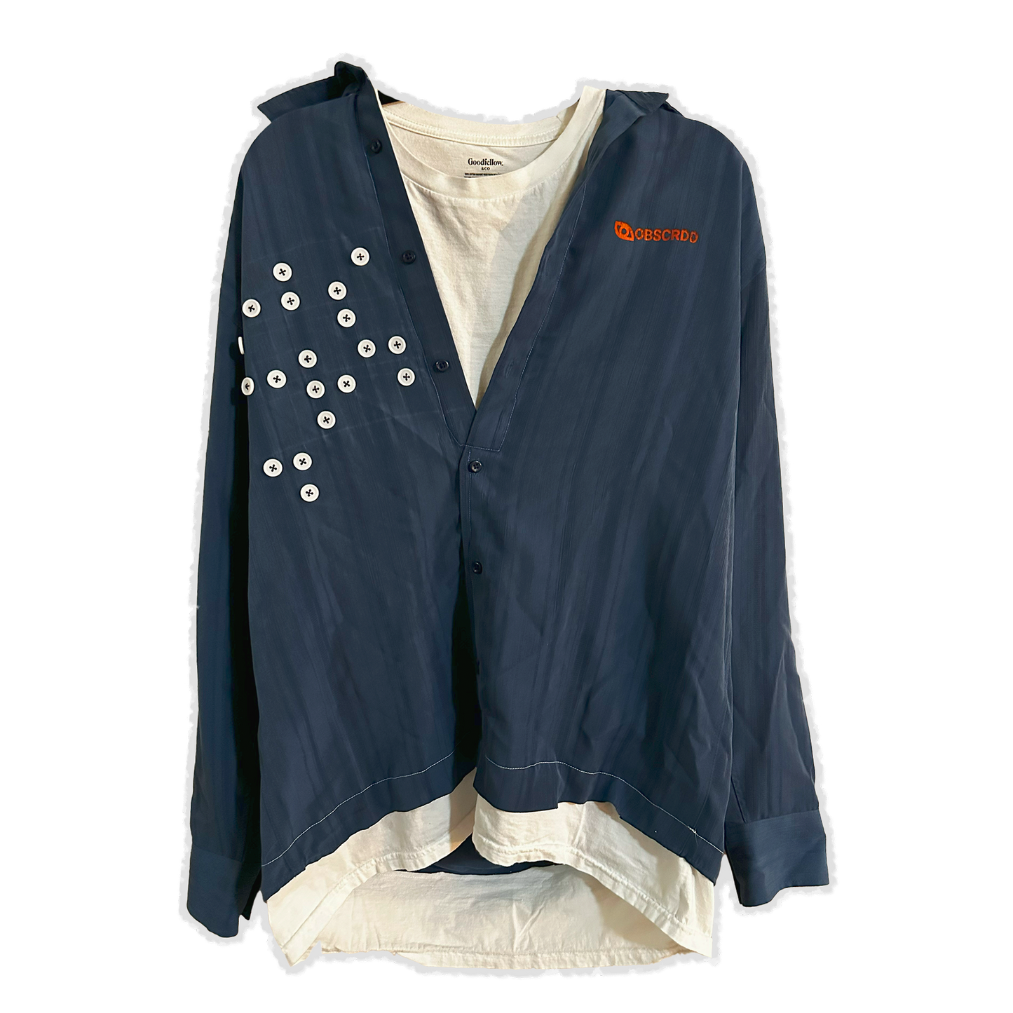 [BB] 𝘔 // Blue Bowling // T-Shirt/Flannel Hybrid