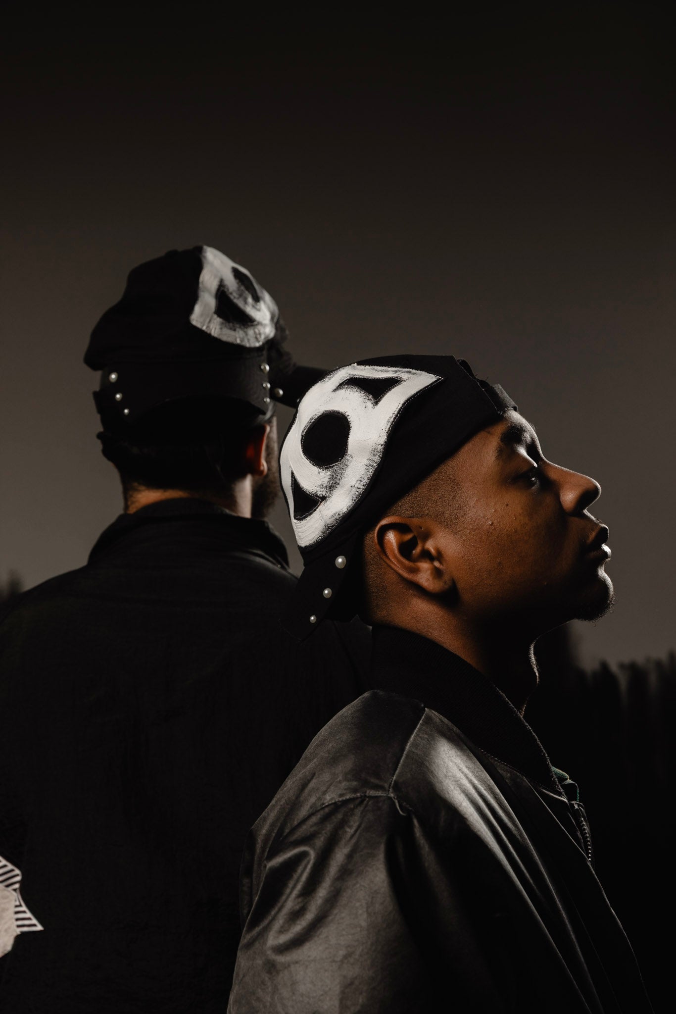 Pearled Raw Brim Logo Cap