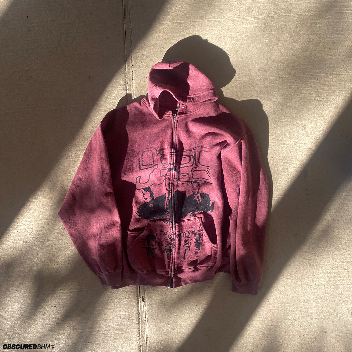 OBSCURED VINATGE FRUITION ZIPUP